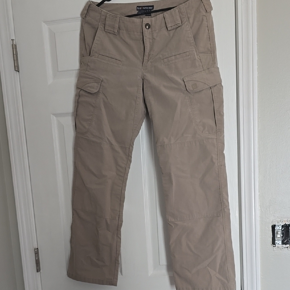 5.11 Tactical Tan Cargo Pants Durable Utility Wear